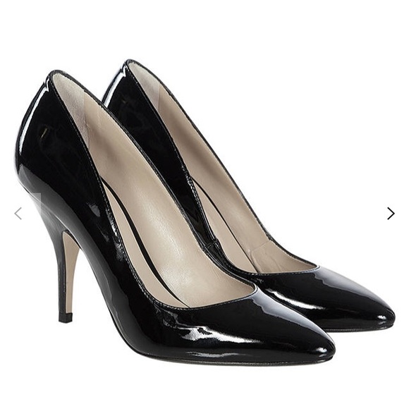 HOBBS Shoes - Hobbs London black patent Iva court heel pump 38